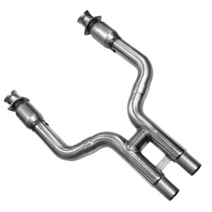 Ford Mustang Performance Exhaust - Kooks Headers - 1-3/4 x 3 Header & Green Catted H-Pipe Kit - `07-`10